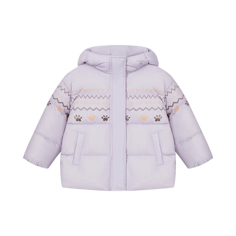 笛莎官方旗舰店女童羽绒服