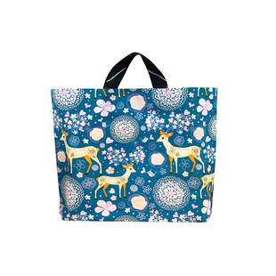 袋子批发服装店手提袋塑料袋礼品袋服装袋批发大小号袋子吉祥小鹿