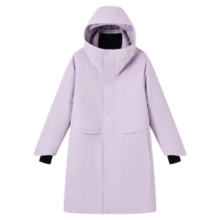 【三防长款鹅绒】英氏儿童羽绒服冬季男女童长款户外极寒冲锋外套