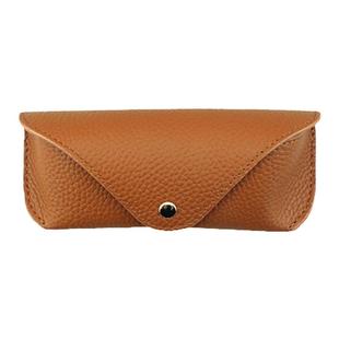 真皮眼镜盒便携女高级感皮质抗压防压轻便男GM墨镜太阳眼睛收纳包