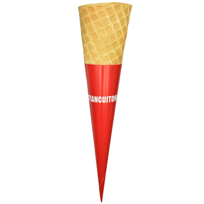 升级加厚摩天脆脆冰淇淋蛋托脆皮甜筒加长华夫大脆筒蛋筒200个装