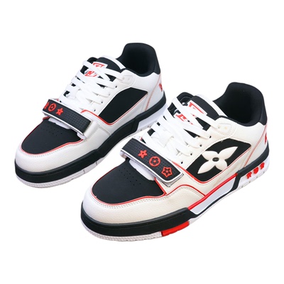 轻奢耐磨魔术贴情侣板鞋男