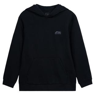 李宁加绒连帽卫衣男款上衣加厚保暖冬季新款外套青少年宽松运动服