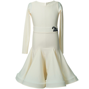 venny薇妮拉丁舞服女童夏季鱼骨裙摆规定服新款女儿童分体比赛服