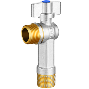 6分球阀加长大流量角阀6分转4分6分进6分出加长接头六分水阀开关