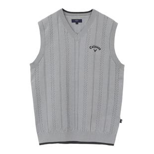 日本2024春夏卡拉威Callaway高尔夫服装男士V领背心马甲C24119100