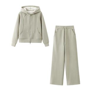 依凡芙韩系一整套ootd穿搭chic套装女运动风休闲套装洋气时尚减龄