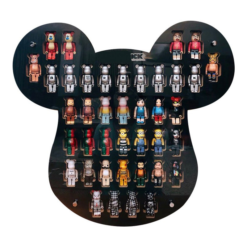 bearbrick100%积木熊展示板现货