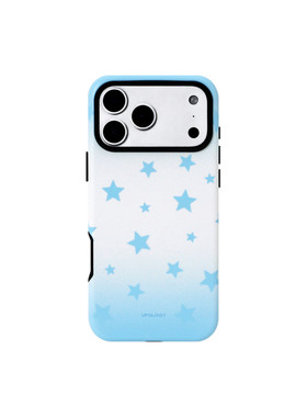 Ufology原创磁吸韩国进口菲林适用iPhone17promax手机壳16pro苹果15pro蓝绿渐变星星14pro全包13新款360支架