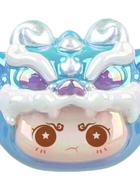 福泽瑞兽贴贴盲盒冰箱贴带磁吸创意立体中国风文创纪念品礼物国潮