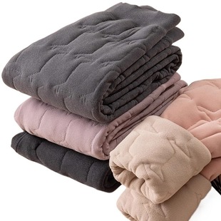 儿童保暖裤棉裤校服神器女大童小学生加绒冬裤内穿羊毛裤蚕丝男童