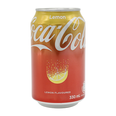 香港柠檬味可口可乐罐装330mL