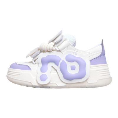 紫罗兰国潮原创面包鞋