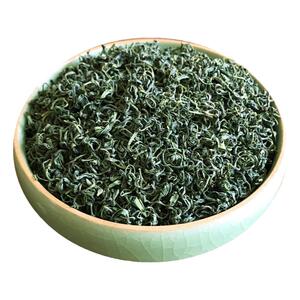 崂山绿茶豆香浓郁崂山茶耐冲泡