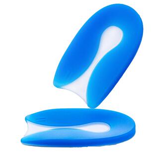 U型骨刺硅胶鞋垫脚跟垫筋膜炎足跟疼痛鞋垫超软后跟垫减震男女士