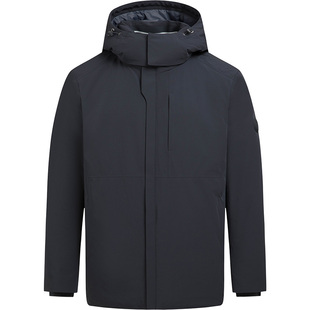 【轻盈保暖】暇步士男装2025冬季新款羽绒服商务休闲基础连帽外套