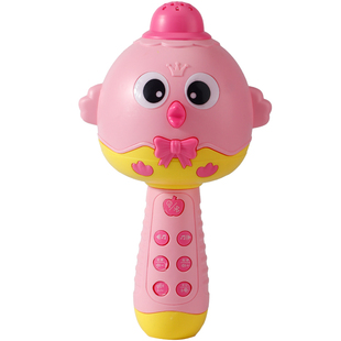 无线儿童话筒音响一体k歌麦克风早教唱歌宝宝男女孩玩具卡拉ok 机