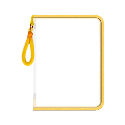 文件袋透明拉链式a4文件收纳袋文件包高颜值小学生初中生专用L型科目分类袋手提大容量书本试卷作业袋试卷夹