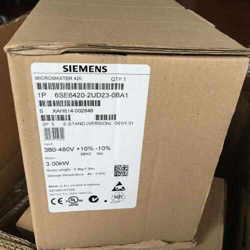 议价6SE6420-2UD23-OBA1西门子m420 3千瓦变频器6SE6420-2UD23-0B