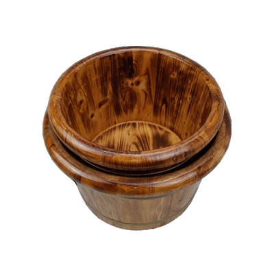 家用泡脚木桶熏脚按摩香柏木实木