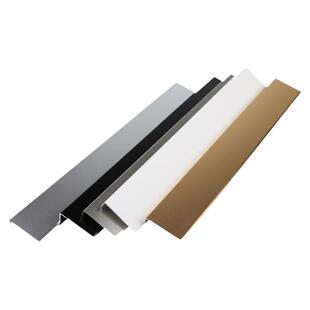 SPC石塑地板铝合金直角收边条4厘墙板L型包边9厘板加宽门框收边条