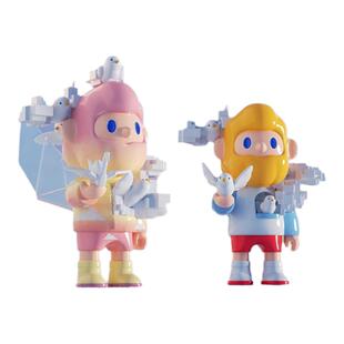 FARMER-BOB次世代I像素全宇宙盲盒十周年易碎森林手办公仔摆件