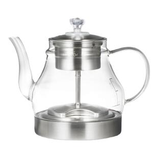 电茶炉304煮茶器茶具小三环玻璃煮茶水壶家用蒸茶消毒锅茶炉配件