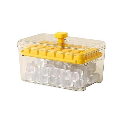 冻冰块模具冰格按压制冰神器食品级防尘家用储冰盒冰块盒冰箱密封