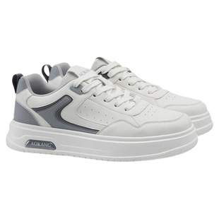 奥康 男鞋2026春季新款休闲鞋运动透气防滑时尚户外简约小白单鞋