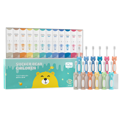 软毛儿童牙刷十二月份礼盒装套装