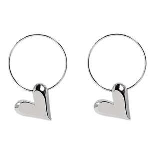 BLACKHEAD/黑头设计师潮牌个性立体心型耳环简约情侣520送礼礼物