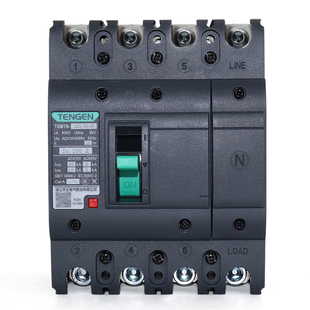 天正TGM1N塑壳断路器3P空气开关380V三相四线4P总闸100A250A400A