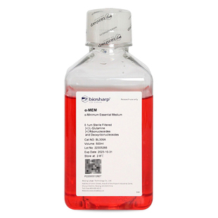 BIOSHARP LIFE SCIENCES 白鲨 BL306A α-MEM液体培养基(含HEPES 丙酮酸钠 核糖核苷及脱氧核糖核苷)