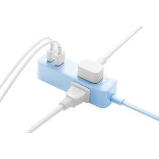 公牛日本转换插头带USB接口的插座小插排插线板接线板充电两2脚项