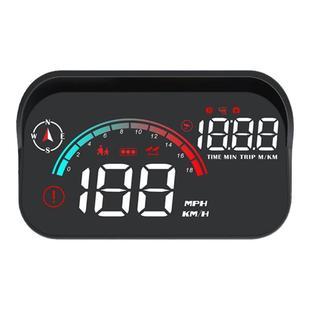 汽车抬头显示器GPS多功能车载HUD速度语音测速电子狗货面电车通用