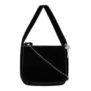 RedRef 运动绳结牛皮黑色小香链条托特包配撞色信封卡包