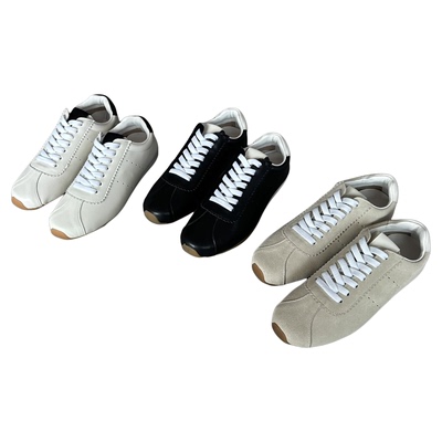 德训鞋牛皮系带女鞋学院风