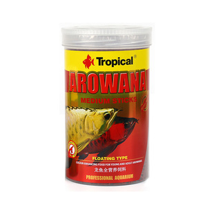 Tropical卓必客 龙鱼全营养鱼粮饲料肉食大型鱼饲料 红龙金龙鱼食