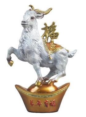 纯铜福羊摆件金钱羊工艺品