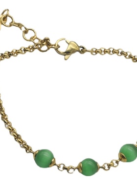 时尚大学生网红闺蜜手链紫色水晶