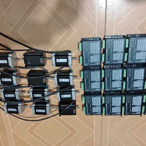 询价-57步进电机DM542，电机57HS76-8D-DB，功能正-可维修