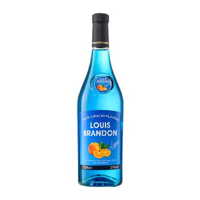 基酒洋酒蓝橙味力娇酒调酒