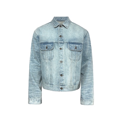 JCAESAR DENIM JACKET 水洗蜂窝蓝牛夹克 14.9OZ 硬挺保暖 H版型