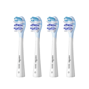 笑容加usmile电动牙刷头升级缓震亮白类关节成人替换刷头软毛清洁