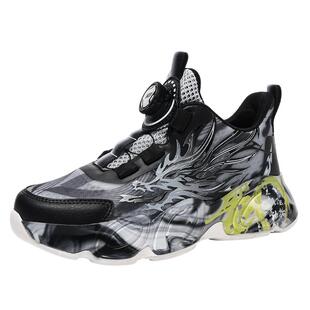 儿童运动鞋男童2026春季新款男孩篮球鞋大童跑步网面透气晋江童鞋