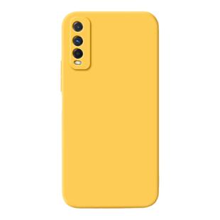 适用vivoY70s手机壳Y51s/Y50/Y70t新款vivo液态硅胶viv0黄色保护套vovoy维沃viviy全包防摔男女丫软壳外壳后