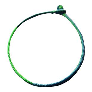 清时 补木三色绿色系手工编织金刚结本命年虔诚成品手绳情侣手链