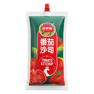 凤球唛番茄沙司1kg番茄酱商用新疆非转基因手抓饼意面炒菜蘸酱