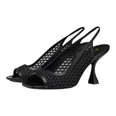 网孔露跟细高跟凉鞋SW春夏