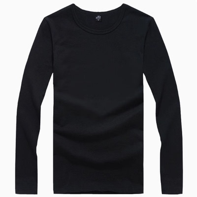 秋季长袖T恤男贴身秋衣内搭打底衫内衬体恤纯棉内穿修身上衣服男